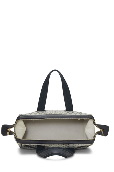 Pre-owned Louis Vuitton Navy Mini Lin Josephine Gm