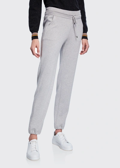 Loro Piana Merano Cashmere Drawstring Jogger Pants In Natural Melange