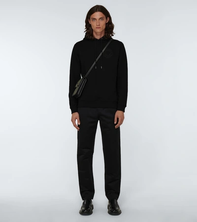 Shop Burberry Ryker Hooded Sweatshirt In Black