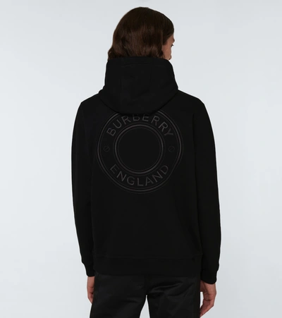 Shop Burberry Ryker Hooded Sweatshirt In Black