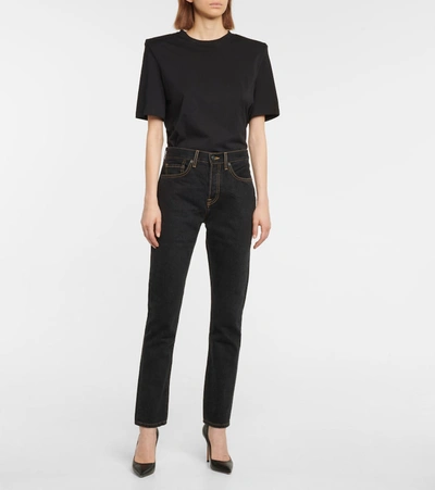 Shop Wardrobe.nyc Slim-fit Jeans In Black