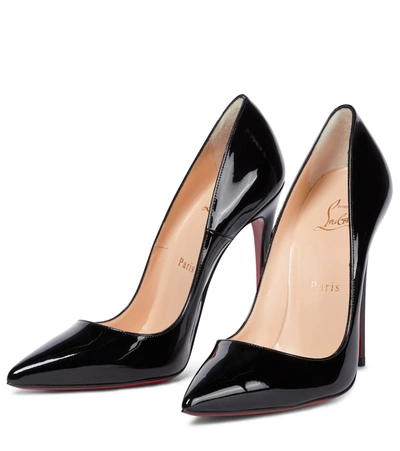 Shop Christian Louboutin So Kate 120 Patent Leather Pumps In Black