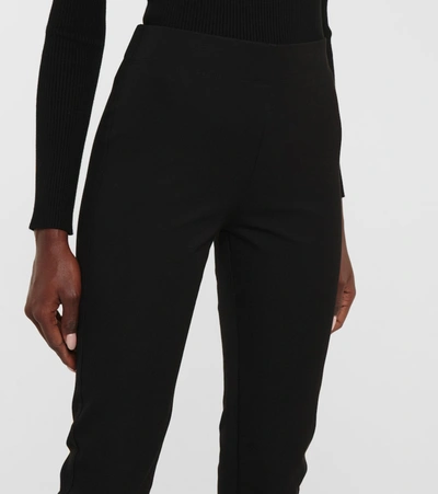 Shop Joseph High-rise Stretch-gabardine Leggings In Black