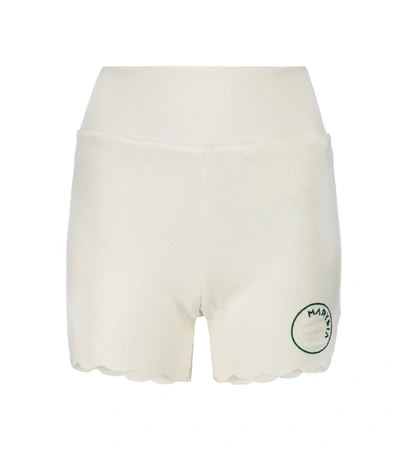 Shop Marysia Billy Jean Technical Jersey Shorts In White
