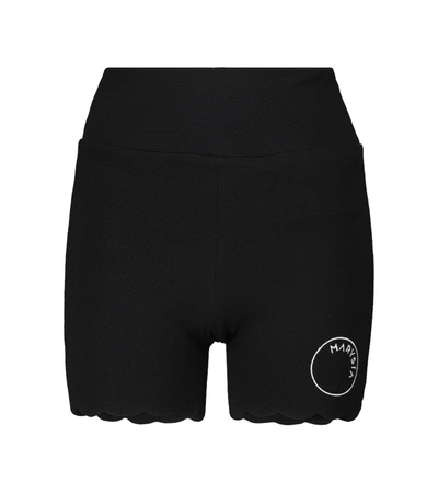 Shop Marysia Billy Jean Technical Jersey Shorts In Black