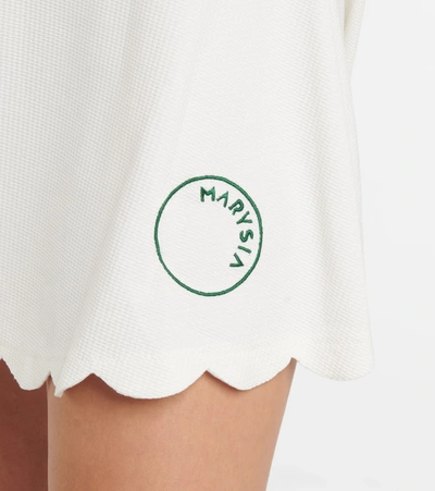 Shop Marysia Serena Tennis Minidress In Coconut