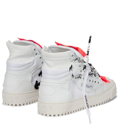 Shop Off-white 3.0 Court Leather High-top Sneakers In White