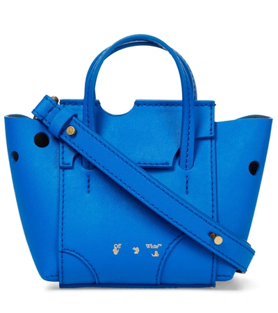 Off-white Blue Burrow-16 Tote Bag | ModeSens