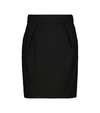 Shop Alexandre Vauthier High-waisted Miniskirt In Black
