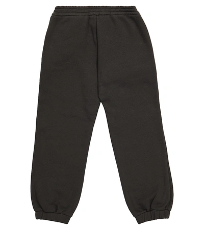 Shop Gucci Cotton Trackpants In Grey