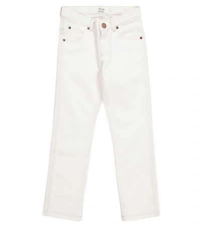Shop Bonpoint Dewey Jeans In White