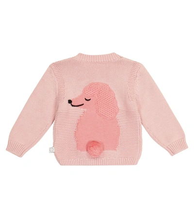 Shop Stella Mccartney Baby Cotton And Wool Sweater In Pink
