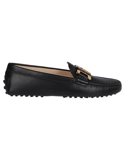 Shop Tod's Kate Gommino Driving Shoes In Black