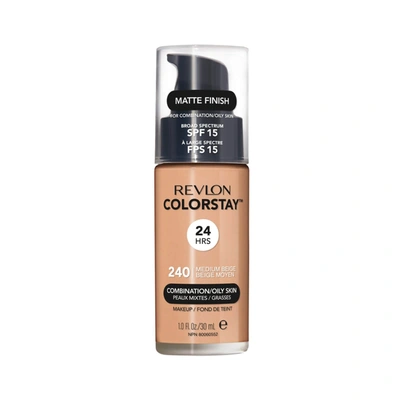 Shop Revlon Colorstay Make-up Foundation For Combination/oily Skin (various Shades) In 17 Medium Beige