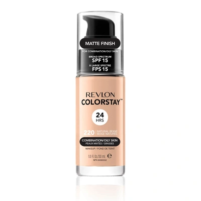 Shop Revlon Colorstay Make-up Foundation For Combination/oily Skin (various Shades) In 22 Natural Beige