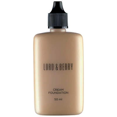 Shop Lord & Berry Cream Foundation In 4 Honey