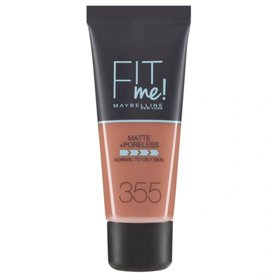Shop Maybelline Fit Me! Matte And Poreless Foundation 30ml (various Shades) In 8 355 Pecan