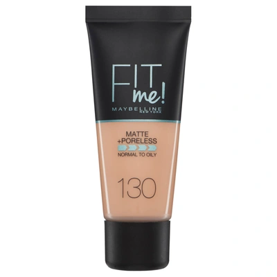 Shop Maybelline Fit Me! Matte And Poreless Foundation 30ml (various Shades) In 21 130 Buff Beige