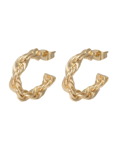 Shop Crystal Haze Baby Rope Earrings Woman Earrings Gold Size - Brass, 18kt Gold-plated