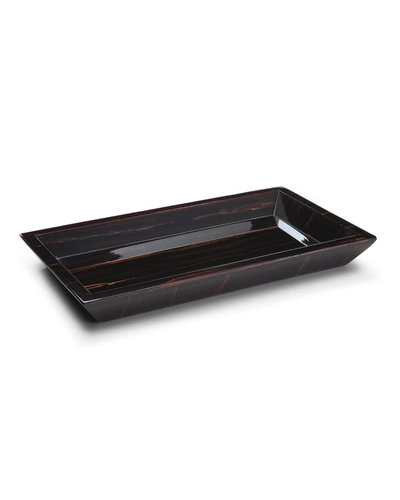 Labrazel Fernwood Tray In Espresso/ Amber