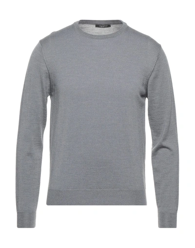 Shop Acquapura Man Sweater Grey Size S Merino Wool