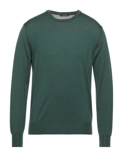 Shop Acquapura Man Sweater Dark Green Size S Merino Wool