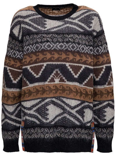 Shop Etro San Francisco Wool Sweater In Multicolor