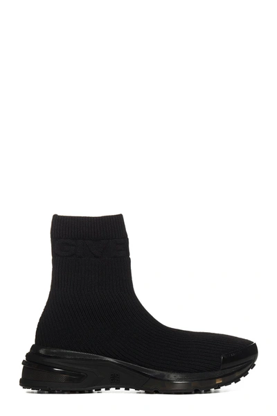 Shop Givenchy Giv 1 Sock Sneakers In Black