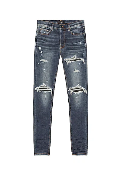 Shop Amiri Mx1 Skinny Jean In Deep Classic Indigo