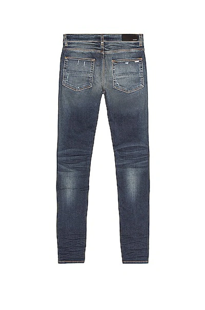 Shop Amiri Mx1 Skinny Jean In Deep Classic Indigo