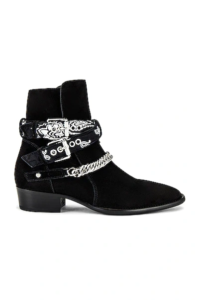 Shop Amiri Bandana Boot In Black