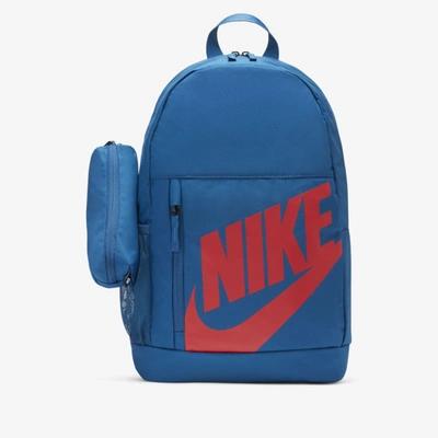 Nike Elemental Kids' Backpack In Court Blue/court Blue/uni Red | ModeSens