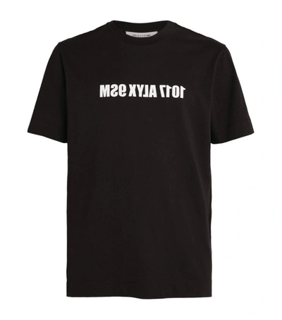 Shop Alyx 1017  9sm Cotton Logo T-shirt In Black