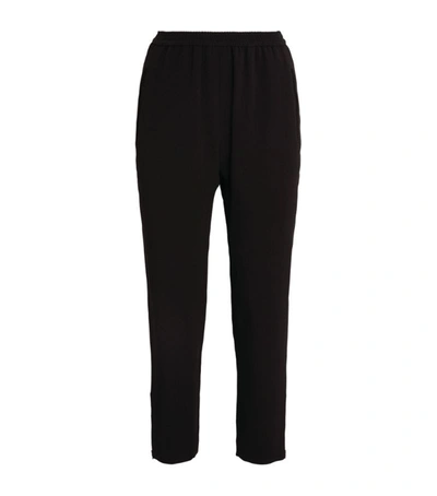 Shop Stella Mccartney Cropped Tamara Trousers In Black
