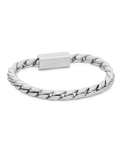 Shop Saks Fifth Avenue Men's Braided Chain Bracelet In Neutral