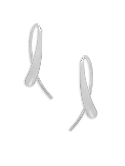 Shop Saks Fifth Avenue Women's 14k White Gold T Drop Earrings