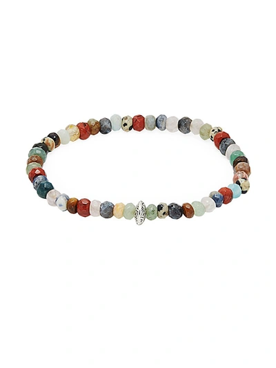 Shop Jean Claude Men's Semi-precious Randel Bracelet In Neutral