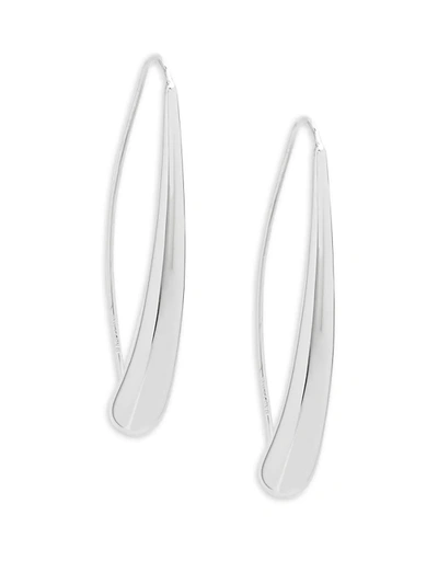 Shop Saks Fifth Avenue Women's 14k White Gold Teardrop Earrings