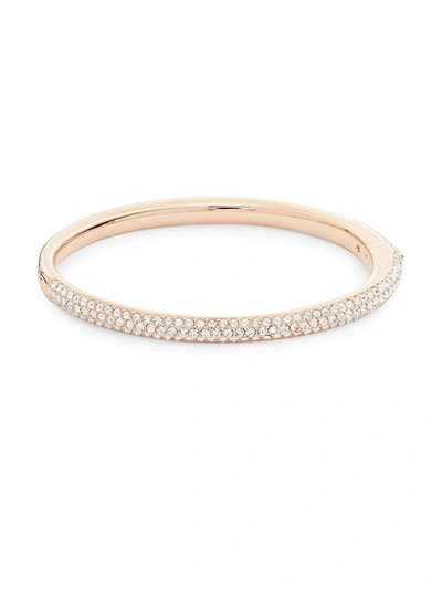 Shop Adriana Orsini Women's Rose Goldtone Bangle Bracelet