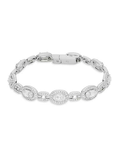 Shop Adriana Orsini Women's Marina Crystal Oval Link Bracelet In Neutral