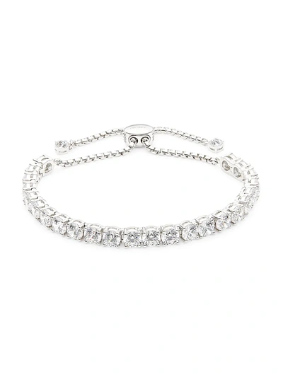 Shop Adriana Orsini Women's Crystal Bolo Bracelet In Neutral