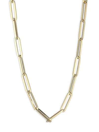 Shop Saks Fifth Avenue Women's 14k Yellow Gold Paperclip Chain Necklace