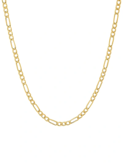 Shop Saks Fifth Avenue Women's 14k Yellow Gold Figaro Chain Necklace