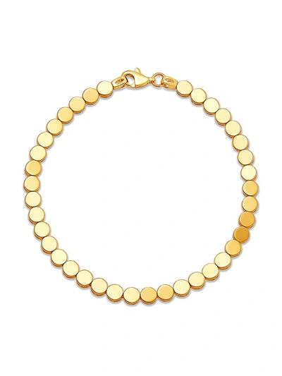 Shop Saks Fifth Avenue Women's 14k Yellow Gold Beaded Bracelet