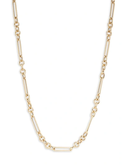 Shop Saks Fifth Avenue Women's 14k Yellow Gold Paperclip Chain Necklace