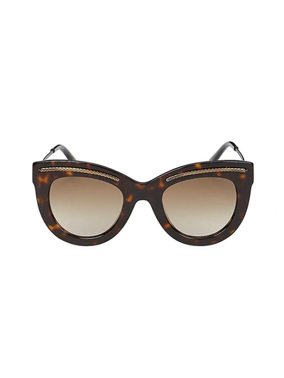 Shop Bottega Veneta Women's 49mm Cat Eye Sunglasses In Brown