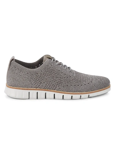 Shop Cole Haan Men's Zerogrand Stitchlite Oxford Sneakers In Magnet