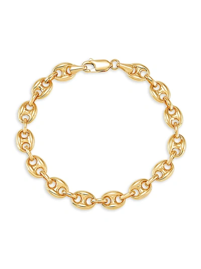 Shop Saks Fifth Avenue Women's 14k Yellow Gold Mariner Link Bracelet
