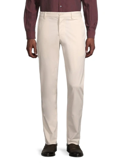 Shop French Connection Men's Low-rise Cotton-blend Pants In Tarmac Khaki