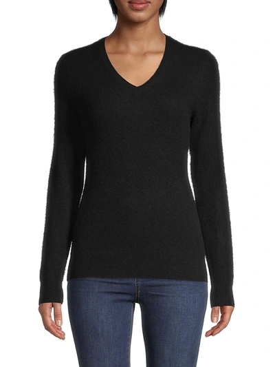 Shop Saks Fifth Avenue Women's V-neck Cashmere Sweater In Poinsettia